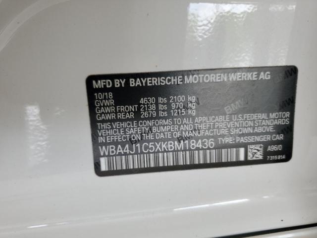 WBA4J1C5XKBM18436 BMW 430i Gran Coupe