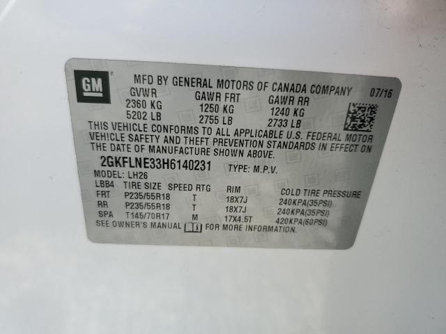 2GKFLNE33H6140231 GMC Terrain Sle