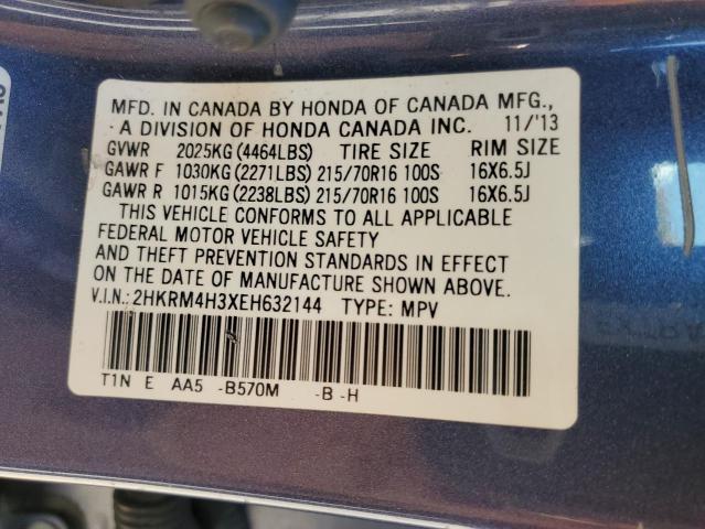 2HKRM4H3XEH632144 Honda CR-V LX
