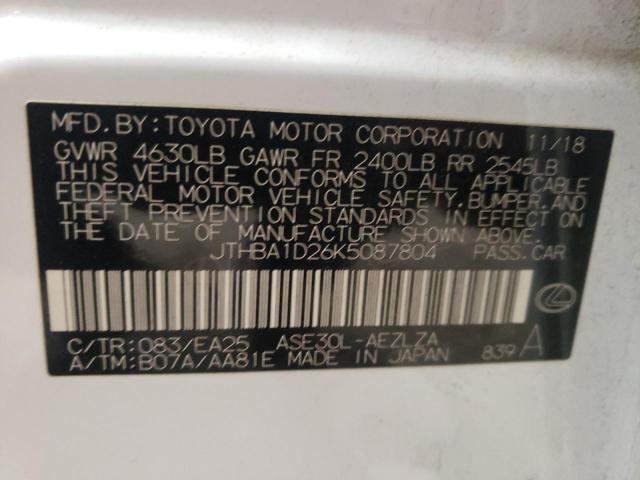 JTHBA1D26K5087804 Lexus IS 300