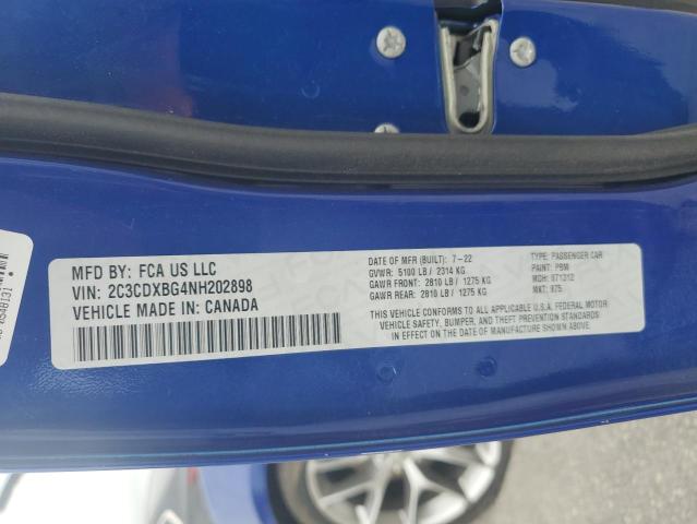 2C3CDXBG4NH202898 Dodge Charger Sxt