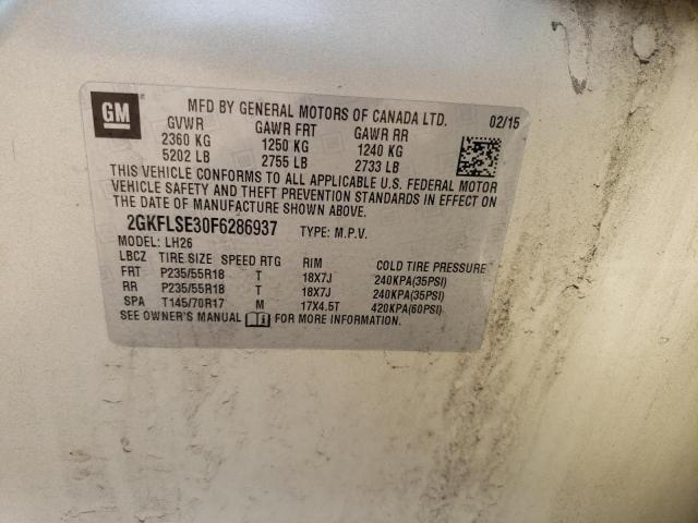 2GKFLSE30F6286937 GMC Terrain Slt