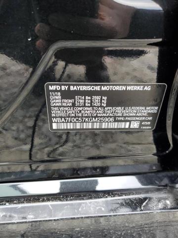 WBA7F0C57KGM25906 BMW 750 I