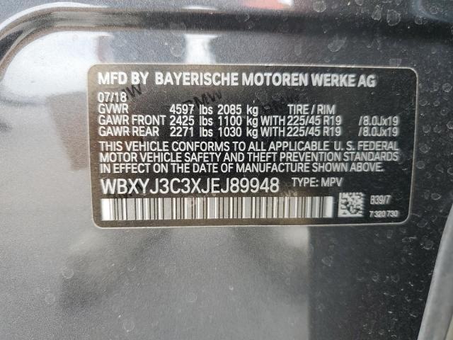 WBXYJ3C3XJEJ89948 BMW X2 Sdrive28i