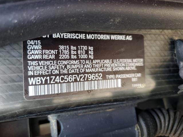 WBY1Z4C56FV279652 BMW I3 REX
