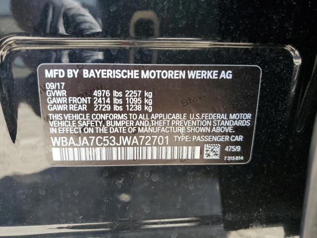 WBAJA7C53JWA72701 BMW 530 XI