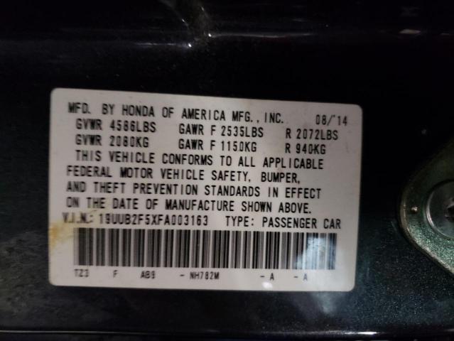 19UUB2F5XFA003163 Acura TLX TECH