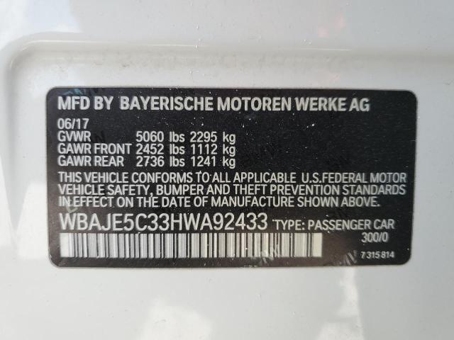WBAJE5C33HWA92433 BMW 540 I