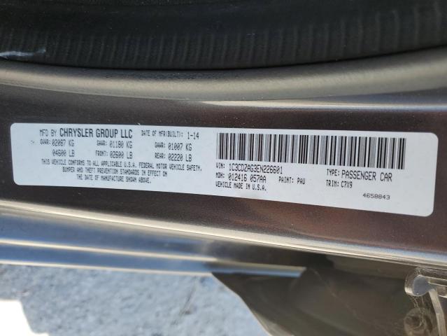 1C3CDZAG3EN226601 Dodge AVENGER SE