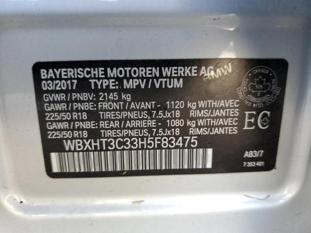WBXHT3C33H5F83475 BMW X1 Xdrive28i