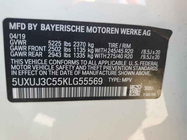 5UXUJ3C55KLG55569 BMW X4 Xdrive30i