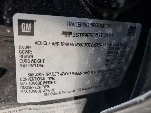 3GTP9EEL2LG176021 GMC Sierra K1500 At4