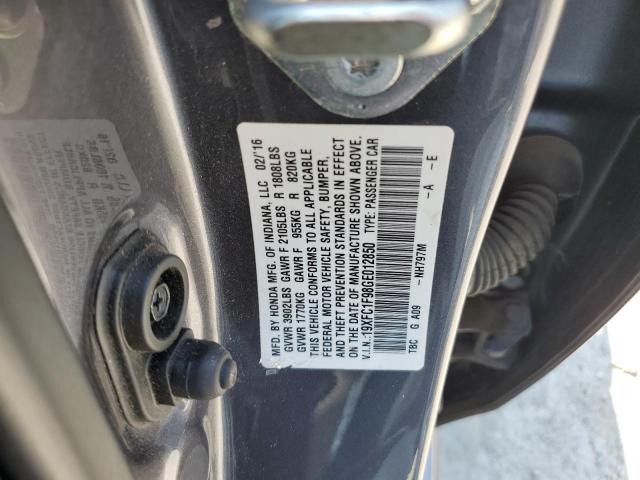 19XFC1F98GE012850 Honda Civic Touring