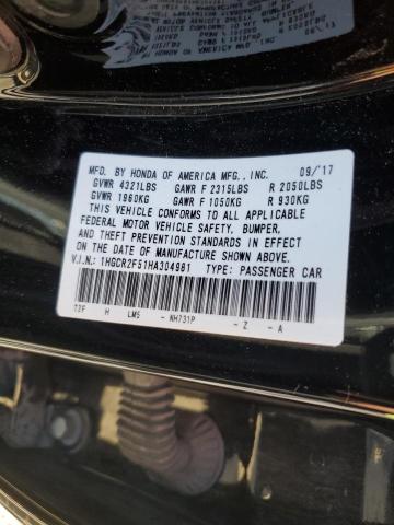 1HGCR2F51HA304981 Honda Accord Sport