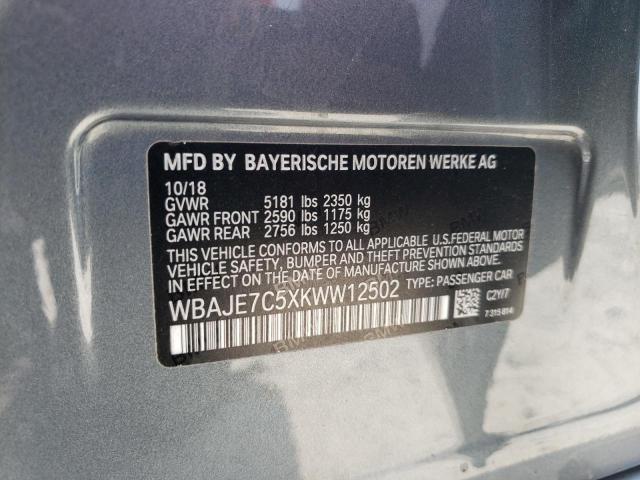 WBAJE7C5XKWW12502 BMW 540 XI
