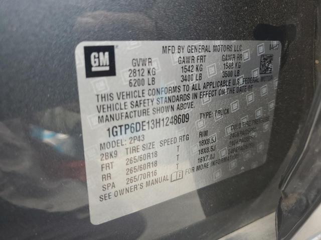 1GTP6DE13H1248609 GMC CANYON SLT