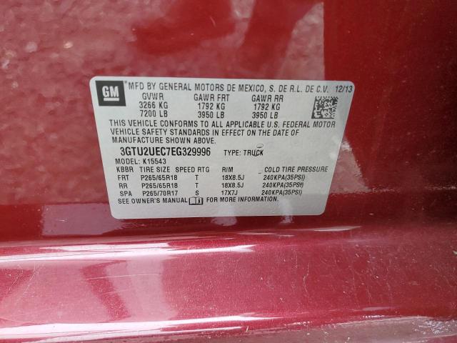 3GTU2UEC7EG329996 GMC Sierra K1500 Sle