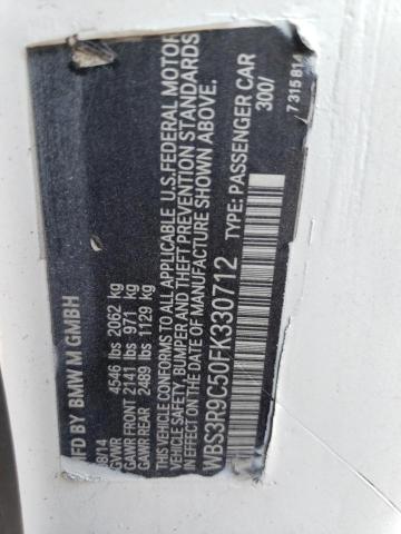 WBS3R9C50FK330712 BMW M4