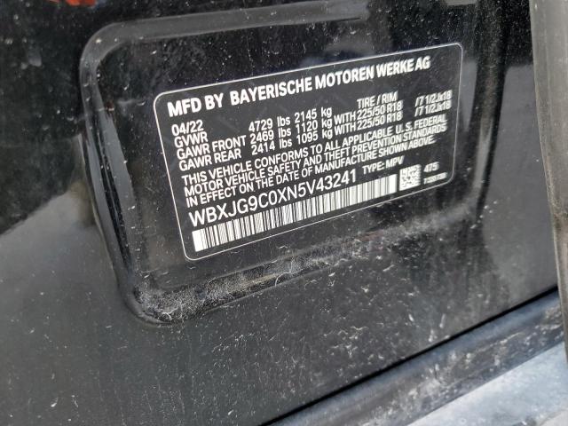 WBXJG9C0XN5V43241 BMW X1 Xdrive28i
