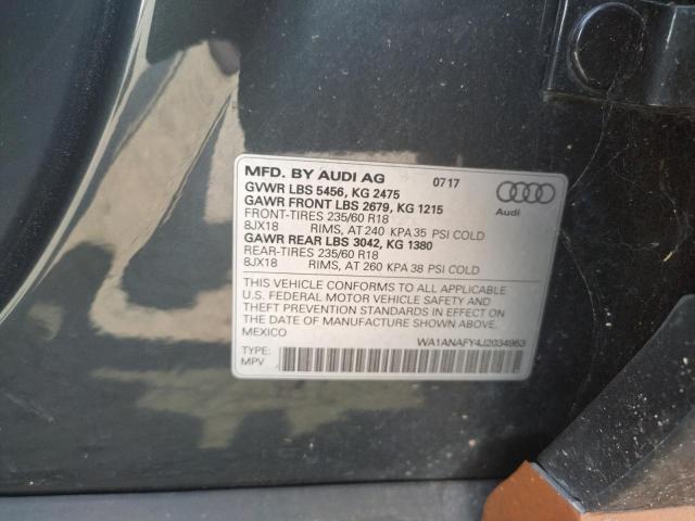 WA1ANAFY4J2034953 Audi Q5 PREMIUM