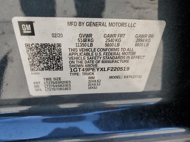 1GT49PEYXLF220519 GMC Sierra K2500 At4