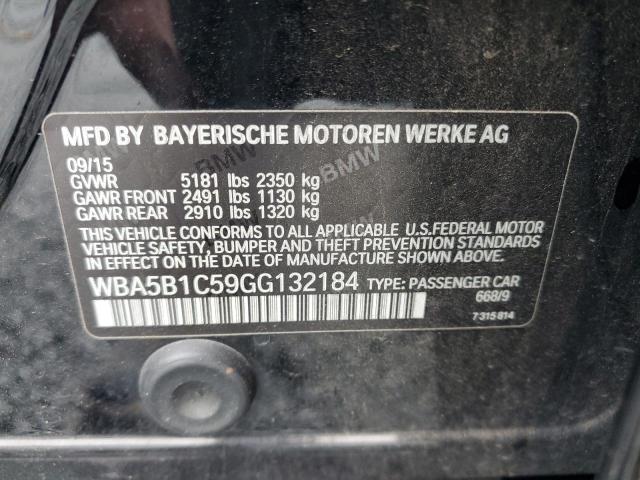 WBA5B1C59GG132184 BMW 535 I