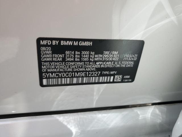 5YMCY0C01M9E12327 BMW X6 M