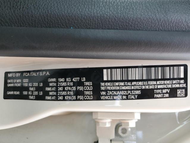 ZACNJAAB2LPL52985 Jeep Renegade Sport