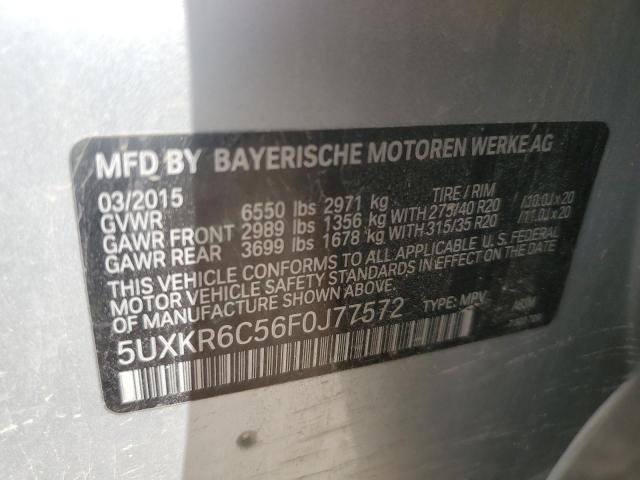 5UXKR6C56F0J77572 BMW X5 Xdrive50i