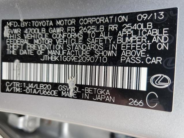 JTHBK1GG9E2090710 Lexus ES 350
