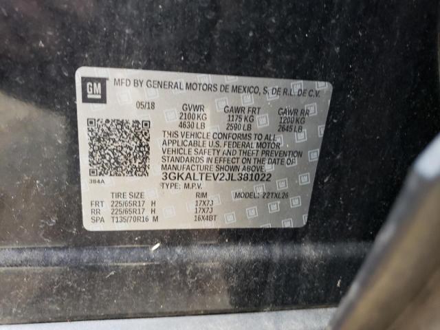 3GKALTEV2JL381022 GMC Terrain Sle