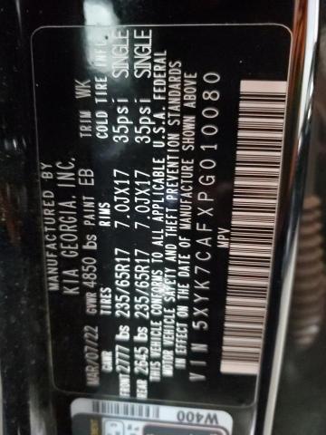 5XYK7CAFXPG010080 KIA Sportage X-pro