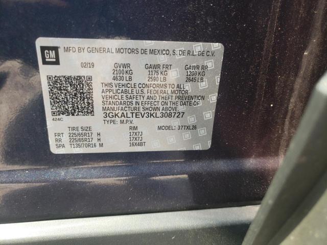 3GKALTEV3KL308727 GMC Terrain Sle