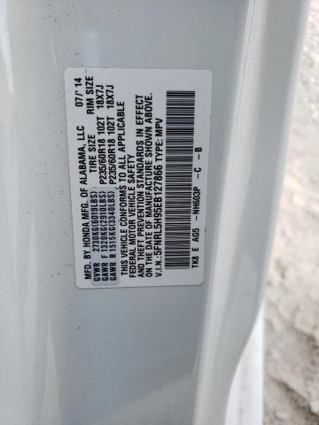 5FNRL5H95EB127866 Honda Odyssey Touring
