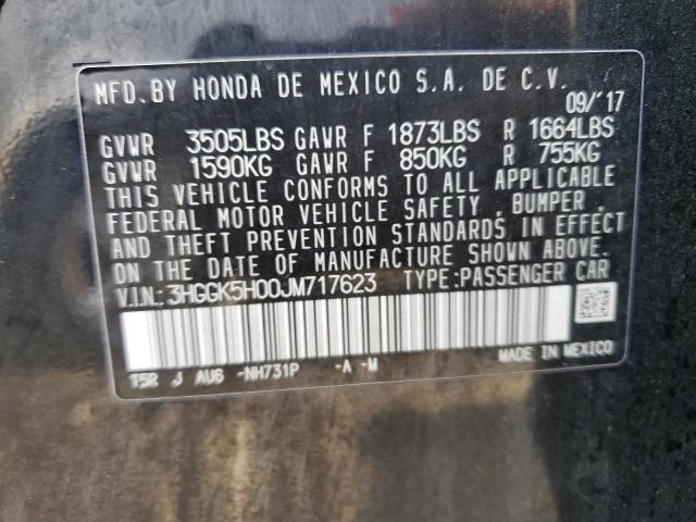 3HGGK5H00JM717623 Honda FIT EX