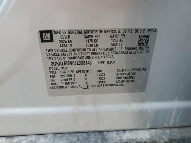 3GKALMEV8JL333143 GMC Terrain Sle