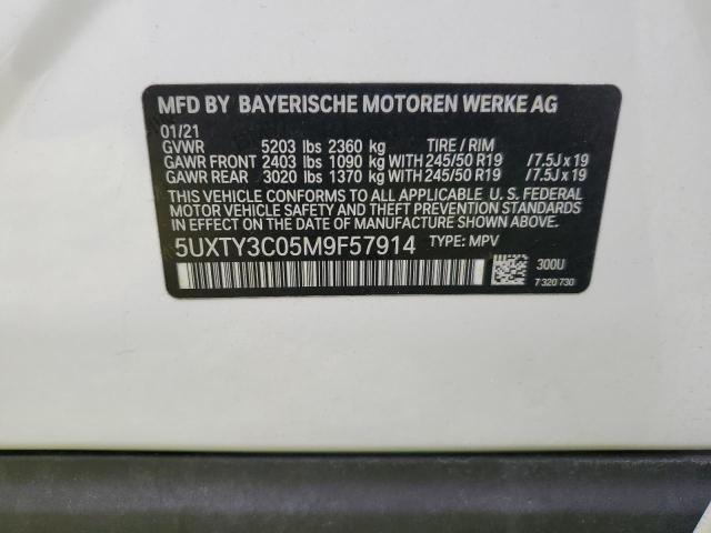 5UXTY3C05M9F57914 BMW X3 Sdrive30i