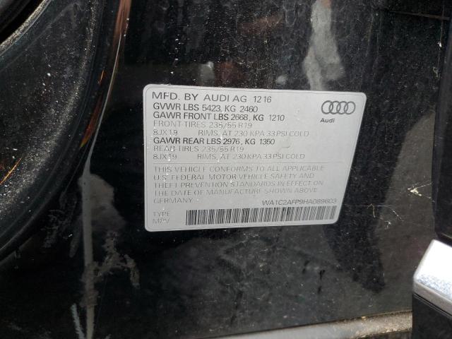 WA1C2AFP9HA089603 Audi Q5 PREMIUM