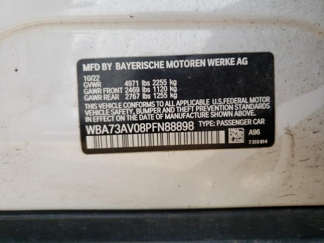 WBA73AV08PFN88898 BMW 430xi Gran Coupe