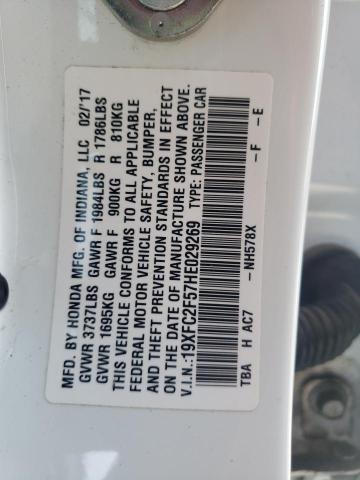 19XFC2F57HE029269 Honda Civic Lx