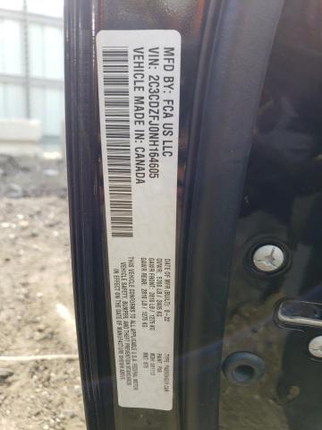 2C3CDZFJ0NH164605 Dodge Challenger R/t Scat Pack