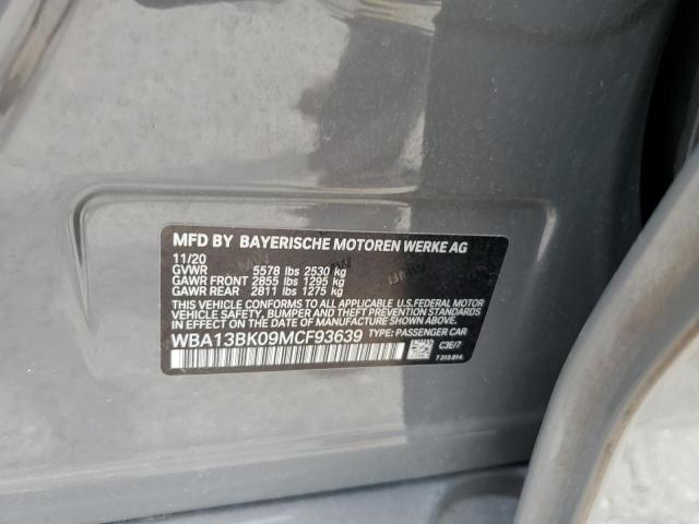 WBA13BK09MCF93639 BMW M550xi