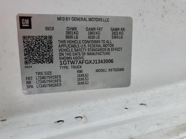 1GTW7AFGXJ1343006 GMC Savana G2500