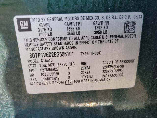 3GTP1VEC2EG556101 GMC Sierra C1500 Slt