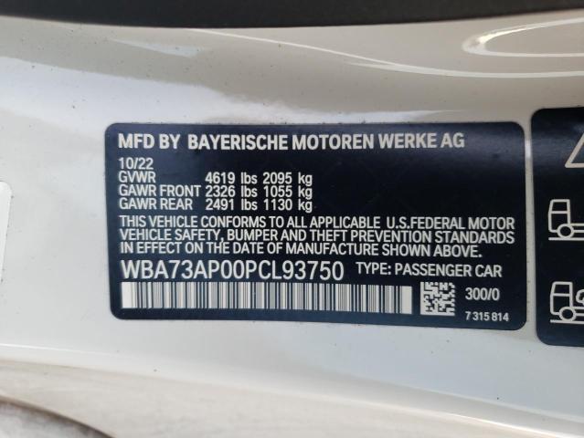WBA73AP00PCL93750 BMW 430xi