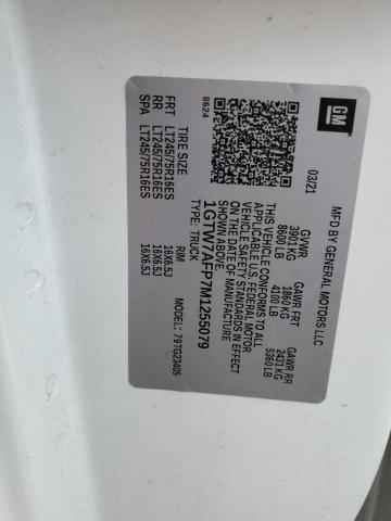 1GTW7AFP7M1255079 GMC Savana G2500