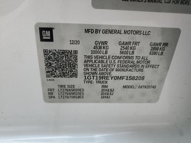 1GT19REY0MF158208 GMC Sierra K2500 Denali