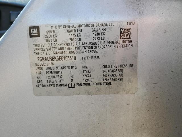 2GKALREK6E6185510 GMC Terrain Sle