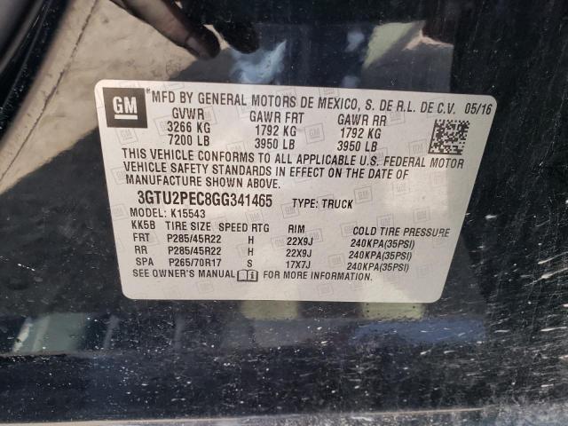 3GTU2PEC8GG341465 GMC Sierra K1500 Denali