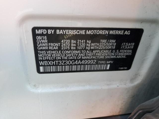 WBXHT3Z30G4A49992 BMW X1 Xdrive28i